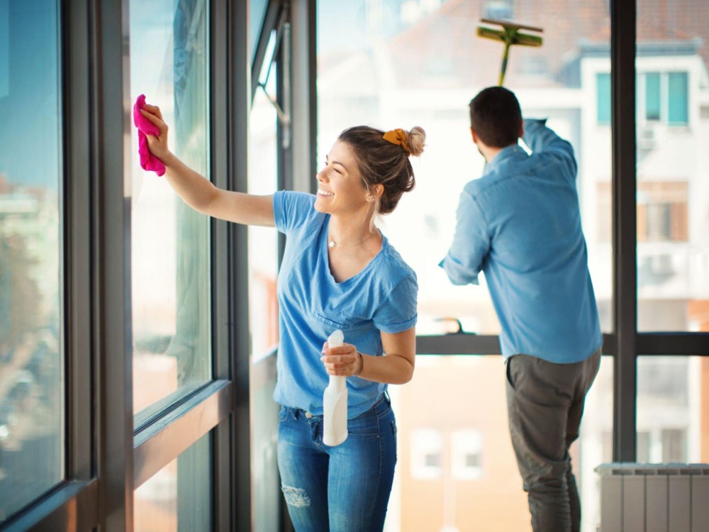 hard water stain removal windows